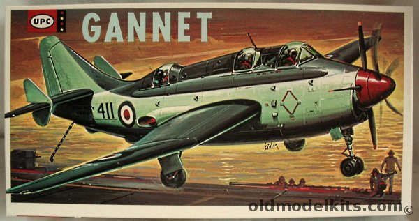 UPC 1/72 Fairey Gannet Mk.1 or Mk.4 - (ex-Frog), 5081-100 plastic model kit